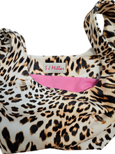 Load image into Gallery viewer, Leopard Print Velvet Knot Bag