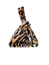 Load image into Gallery viewer, Pattern Clash Velvet Knot Bag