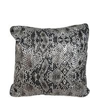 Load image into Gallery viewer, Snakeskin Velvet Square Cushion