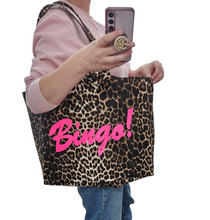 Cargar imagen en el visor de la galería, Bingo! Leopard Print Beach Bag