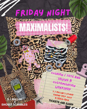 Load image into Gallery viewer, Friday Night Maximalists! Cushion/Tote Bag Sewing & Customisation Workshop (Beginner Friendly) July
