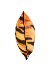 Load image into Gallery viewer, Orange Tiger Print Velvet Square Cushion